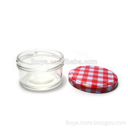 200Ml High Quality Food Grade Clear Glass Jam Jar